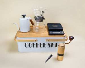 V60 Drip Coffee Set | White & Black