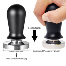 Load image into Gallery viewer, Black Calibrated Tamper 58/53/51mm