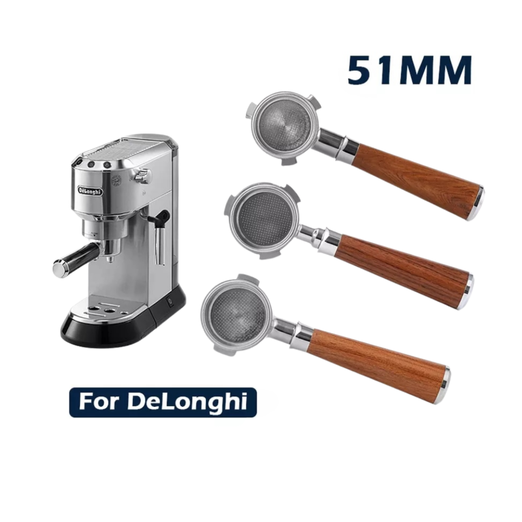 Barista Space 51mm Bottomless Portafilter Delonghi Barista Room