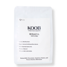 Load image into Gallery viewer, Koob Coffee | Brazil Santa Lnes 250g
