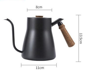 Barista Space |  Hand Coffee Drip Kettle Wood Lip 850ml