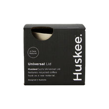 Load image into Gallery viewer, Huskee | Pack of 4 Lids | Natural &amp; Charcoal
