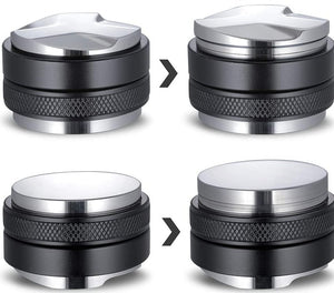 Pressino Per Caffè Scarlet Espresso Grande Livello 51 Mm Auto-livellante In Acciaio
