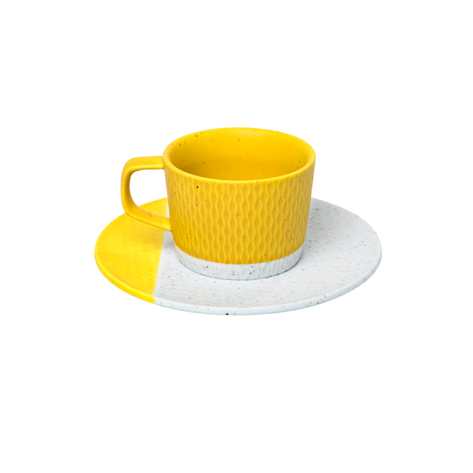 Modern Style Coffee Cup | 180 ml | Yellow