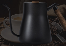 Load image into Gallery viewer, Barista Space |  Hand Coffee Drip Kettle Wood Lip 850ml
